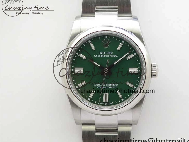 MiroTime 0209 Snug Oyster Perpetual 36mm 126000 BP Best Edition Green Dial on SS Bracelet 2648